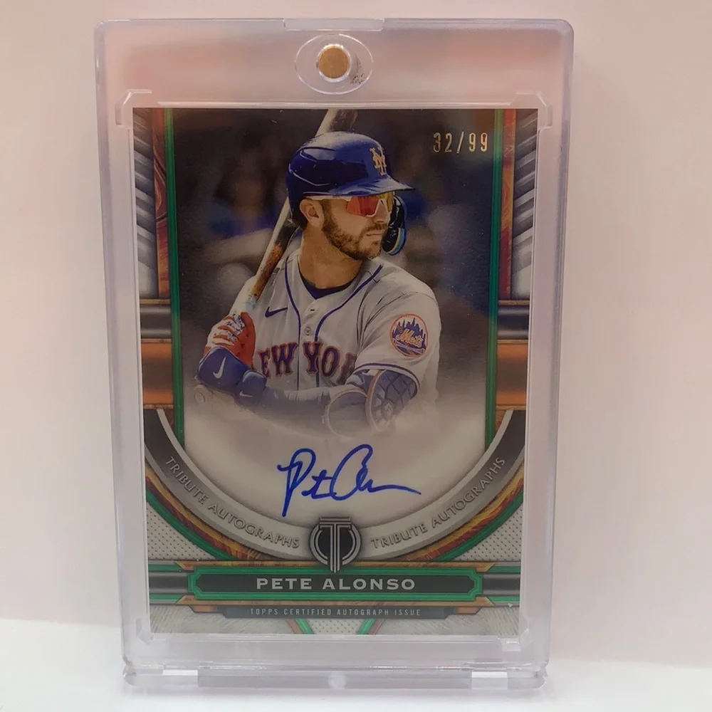2023 Topps Tribute Pete Alonso Auto Mets #TA-PA 32/99 (MISC11)